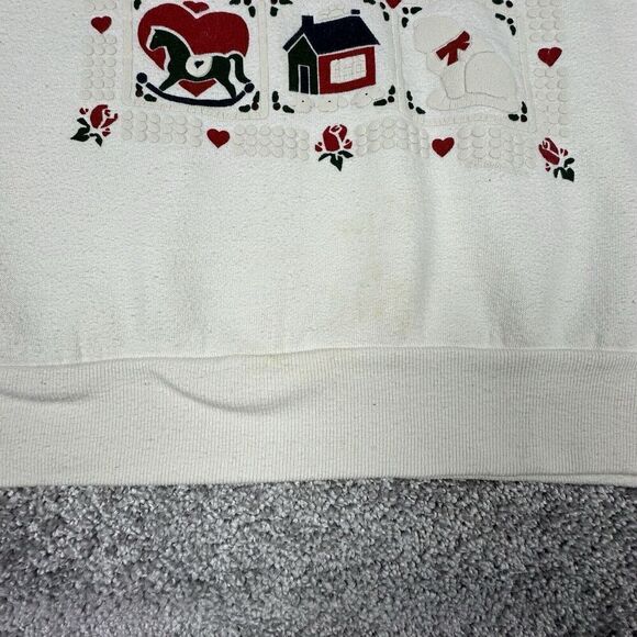 Gopher Sport Turtleneck Sweatshirt Womens Medium Petite Granny 90's Winter VTG - Picture 7 of 8